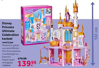 Aanbiedingen Disney princess ultimate celebration kasteel - Disney Princess - Geldig van 02/10/2021 tot 05/12/2021 bij Intertoys