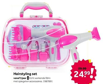 Aanbiedingen Hairstyling set - Huismerk - Intertoys - Geldig van 02/10/2021 tot 05/12/2021 bij Intertoys