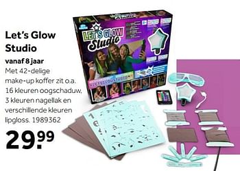 Aanbiedingen Let’s glow studio - Huismerk - Intertoys - Geldig van 02/10/2021 tot 05/12/2021 bij Intertoys