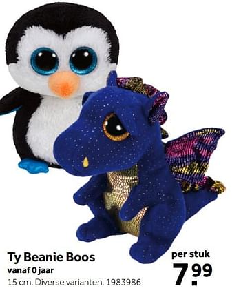 Aanbiedingen Ty beanie boos - Ty - Geldig van 02/10/2021 tot 05/12/2021 bij Intertoys