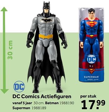 Aanbiedingen Dc comics actiefiguren batman - DC Comics - Geldig van 02/10/2021 tot 05/12/2021 bij Intertoys