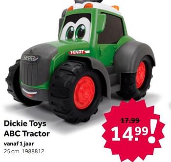 Aanbiedingen Dickie toys abc tractor - Dickie - Geldig van 02/10/2021 tot 05/12/2021 bij Intertoys