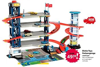 Aanbiedingen Dickie toys parkeergarage - Dickie - Geldig van 02/10/2021 tot 05/12/2021 bij Intertoys