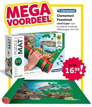 Aanbiedingen Clementoni puzzelmat - Clementoni - Geldig van 02/10/2021 tot 05/12/2021 bij Intertoys