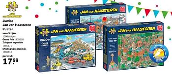 Aanbiedingen Jumbo jan van haasteren puzzel grand prix - Jumbo - Geldig van 02/10/2021 tot 05/12/2021 bij Intertoys