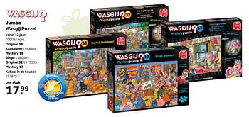 Aanbiedingen Jumbo wasgij puzzel original 38 kaasalarm - Jumbo - Geldig van 02/10/2021 tot 05/12/2021 bij Intertoys