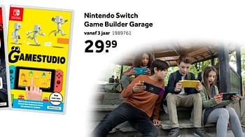 Aanbiedingen Nintendo switch game builder garage - Nintendo - Geldig van 02/10/2021 tot 05/12/2021 bij Intertoys