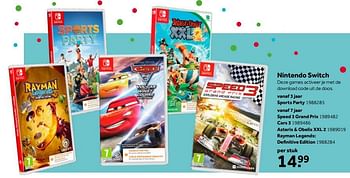 Aanbiedingen Nintendo switch sports party - Ubisoft - Geldig van 02/10/2021 tot 05/12/2021 bij Intertoys