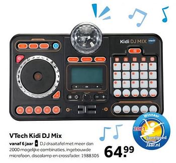 Aanbiedingen Vtech kidi dj mix - Vtech - Geldig van 02/10/2021 tot 05/12/2021 bij Intertoys