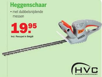Aanbiedingen Hvc heggenschaar - HVC - Geldig van 27/09/2021 tot 16/10/2021 bij Van Cranenbroek