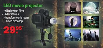 Aanbiedingen Led movie projector - Huismerk - Van Cranenbroek - Geldig van 27/09/2021 tot 16/10/2021 bij Van Cranenbroek