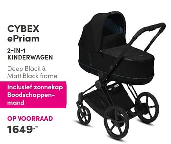 Aanbiedingen Cybex epriam 2-in-1 kinderwagen - Cybex - Geldig van 10/10/2021 tot 16/10/2021 bij Baby & Tiener Megastore