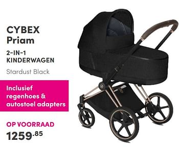 Aanbiedingen Cybex priam 2-in-1 kinderwagen - Cybex - Geldig van 10/10/2021 tot 16/10/2021 bij Baby & Tiener Megastore