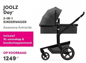 Aanbiedingen Joolz day+ 2-in-1 kinderwagen - Joolz - Geldig van 10/10/2021 tot 16/10/2021 bij Baby & Tiener Megastore