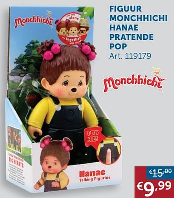 Aanbiedingen Figuur monchhichi hanae pratende pop - Monchhichi - Geldig van 19/10/2021 tot 15/11/2021 bij Zelfbouwmarkt