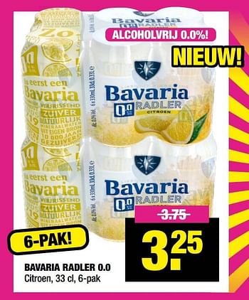 Aanbiedingen Bavaria radler 0.0 - Bavaria - Geldig van 11/10/2021 tot 24/10/2021 bij Big Bazar