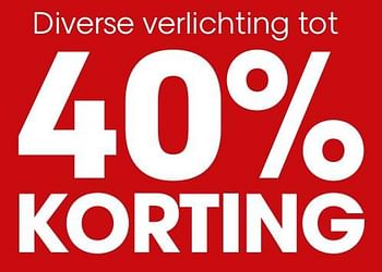 Aanbiedingen Diverse verlichting tot 40% korting - Huismerk - Kwantum - Geldig van 18/10/2021 tot 31/10/2021 bij Kwantum