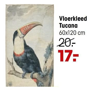 Aanbiedingen Vloerkleed tucana - Huismerk - Kwantum - Geldig van 18/10/2021 tot 31/10/2021 bij Kwantum