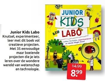 Aanbiedingen Junior kids labo - Huismerk - Boekenvoordeel - Geldig van 17/10/2021 tot 23/10/2021 bij Boekenvoordeel