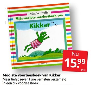 Aanbiedingen Mooiste voorleesboek van kikker - Huismerk - Boekenvoordeel - Geldig van 17/10/2021 tot 23/10/2021 bij Boekenvoordeel
