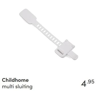 Aanbiedingen Childhome multi sluiting - Childhome - Geldig van 17/10/2021 tot 23/10/2021 bij Baby & Tiener Megastore