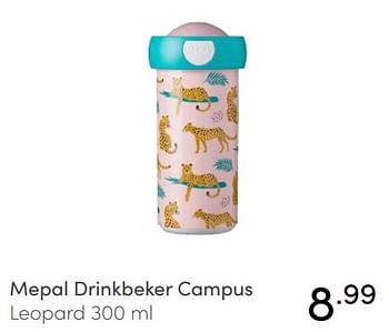 Aanbiedingen Mepal drinkbeker campus leopard - Mepal - Geldig van 17/10/2021 tot 23/10/2021 bij Baby & Tiener Megastore