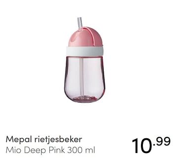 Aanbiedingen Mepal rietjesbeker mio deep pink - Mepal - Geldig van 17/10/2021 tot 23/10/2021 bij Baby & Tiener Megastore