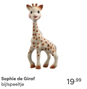 Aanbiedingen Sophie de giraf bijtspeeltje - Sophie de Giraf - Geldig van 17/10/2021 tot 23/10/2021 bij Baby & Tiener Megastore