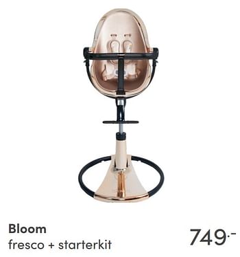 Aanbiedingen Bloom fresco + starterkit - Bloom - Geldig van 17/10/2021 tot 23/10/2021 bij Baby & Tiener Megastore
