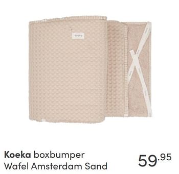 Aanbiedingen Koeka boxbumper wafel amsterdam sand - Koeka - Geldig van 17/10/2021 tot 23/10/2021 bij Baby & Tiener Megastore