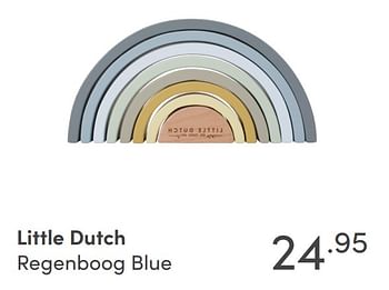 Aanbiedingen Little dutch regenboog blue - Little Dutch - Geldig van 17/10/2021 tot 23/10/2021 bij Baby & Tiener Megastore