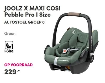 Aanbiedingen Joolz x maxi cosi pebble pro i size autostoel - Joolz - Geldig van 17/10/2021 tot 23/10/2021 bij Baby & Tiener Megastore
