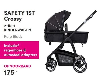 Aanbiedingen Safety 1st crossy 2-in-1 kinderwagen - Safety 1st - Geldig van 17/10/2021 tot 23/10/2021 bij Baby & Tiener Megastore