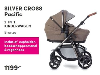 Aanbiedingen Silver cross pacific 2-in-1 kinderwagen - Silver Cross - Geldig van 17/10/2021 tot 23/10/2021 bij Baby & Tiener Megastore
