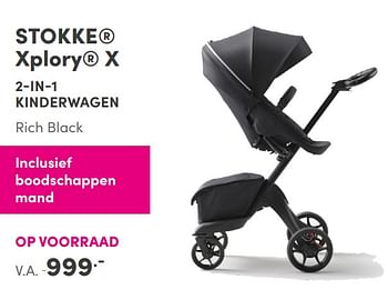Aanbiedingen Stokke xplory x 2-in-1 kinderwagen - Stokke - Geldig van 17/10/2021 tot 23/10/2021 bij Baby & Tiener Megastore