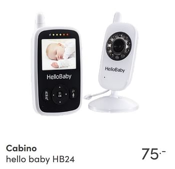 Aanbiedingen Cabino hello baby hb24 - Cabino - Geldig van 17/10/2021 tot 23/10/2021 bij Baby & Tiener Megastore