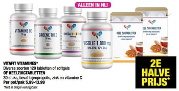 Aanbiedingen Vitafit vitamines of keelzuigtabletten - Vitafit - Geldig van 25/10/2021 tot 07/11/2021 bij Big Bazar
