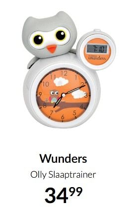 Aanbiedingen Wunders olly slaaptrainer - Wunders - Geldig van 19/10/2021 tot 15/11/2021 bij Babypark