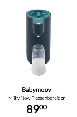 Aanbiedingen Babymoov milky now flessenbereider - BabyMoov - Geldig van 19/10/2021 tot 15/11/2021 bij Babypark