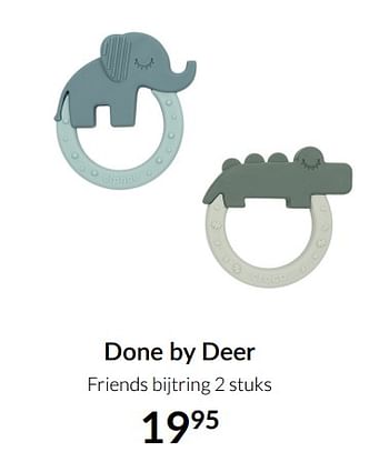 Aanbiedingen Done by deer friends bijtring - Done by Deer - Geldig van 19/10/2021 tot 15/11/2021 bij Babypark