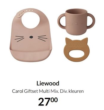 Aanbiedingen Liewood carol giftset multi mix - Liewood - Geldig van 19/10/2021 tot 15/11/2021 bij Babypark
