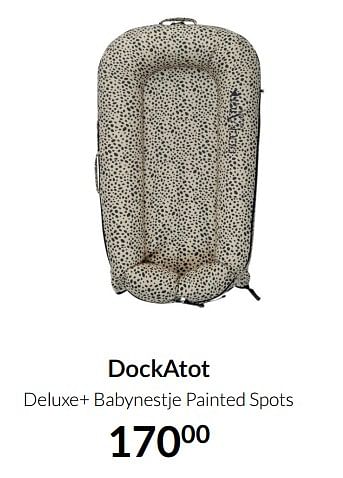 Aanbiedingen Dockatot deluxe+ babynestje painted spots - DockAtot - Geldig van 19/10/2021 tot 15/11/2021 bij Babypark