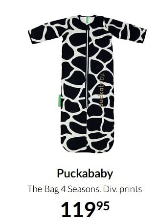 Aanbiedingen Puckababy the bag 4 seasons - Puckababy - Geldig van 19/10/2021 tot 15/11/2021 bij Babypark