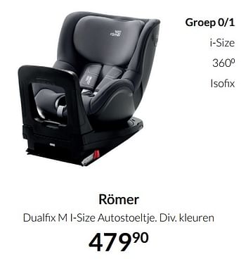 Aanbiedingen Römer dualfix m i-size autostoeltje - Romer - Geldig van 19/10/2021 tot 15/11/2021 bij Babypark