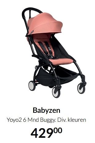 Aanbiedingen Babyzen yoyo2 6 mnd buggy - Babyzen - Geldig van 19/10/2021 tot 15/11/2021 bij Babypark