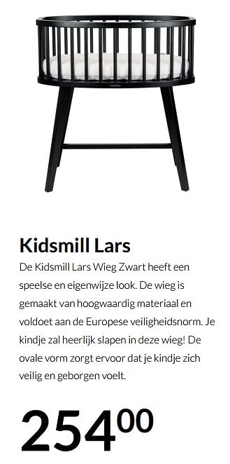 Aanbiedingen Kidsmill lars - Kidsmill - Geldig van 19/10/2021 tot 15/11/2021 bij Babypark