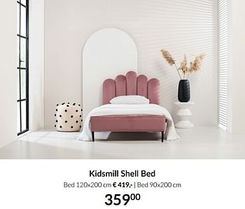Aanbiedingen Kidsmill shell bed - Kidsmill - Geldig van 19/10/2021 tot 15/11/2021 bij Babypark