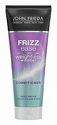 Aanbiedingen John Frieda Frizz Ease Weightless Wonder Conditioner 250ml - Geldig van 23/10/2021 tot 21/01/2022 bij Drogisterij.net