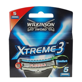 Aanbiedingen 5stuks Wilkinson Sword Xtreme 3 System Scheermesjes - Geldig van 23/10/2021 tot 21/01/2022 bij Drogisterij.net