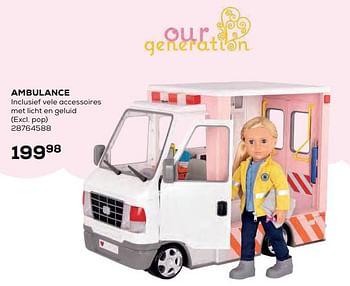 Aanbiedingen Ambulance - Our Generation  - Geldig van 22/10/2021 tot 07/12/2021 bij Supra Bazar